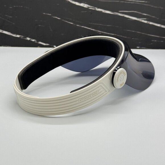 NEW DIOR VISOR  DIORPACIFIC V1U 96B BLACK/WHITE WOMEN SUNGLASSES DIOR